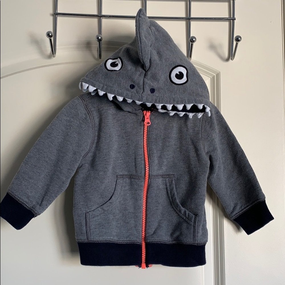 Gymbore Shark zip up hoodie